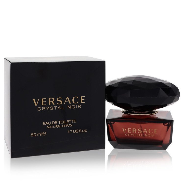 Crystal Noir Eau De Toilette Spray By Versace - Size: 50 ml Eau De Toilette Spray