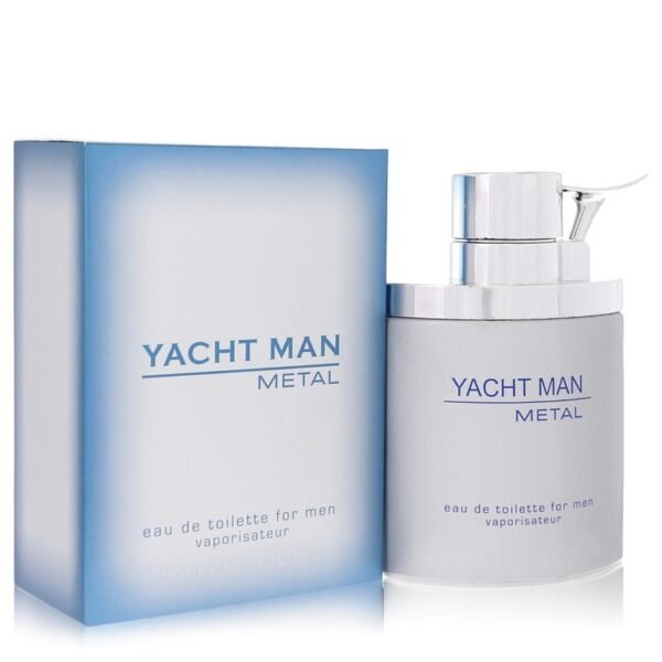 Yacht Man Metal Eau De Toilette Spray By Myrurgia - Size: 100 ml Eau De Toilette Spray