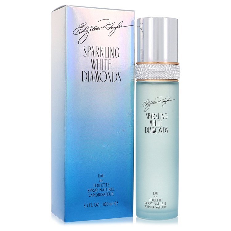 Sparkling White Diamonds Eau De Toilette Spray By Elizabeth Taylor - Size: 100 ml Eau De Toilette Spray