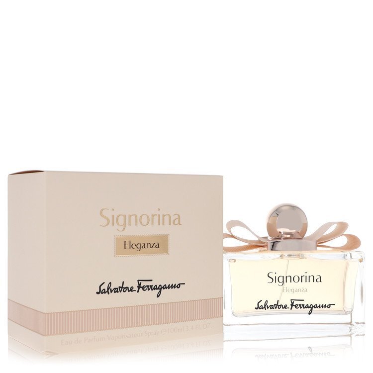 Signorina Eleganza Eau De Parfum Spray By Salvatore Ferragamo - Size: 100 ml Eau De Parfum Spray
