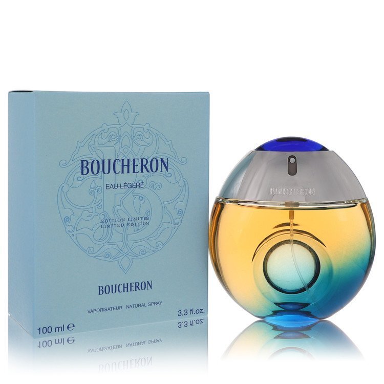 Boucheron Eau Legere Eau De Toilette Spray (Blue Bottle Bergamote Genet Narcisse Musc) By Boucheron - Size: 100 ml Eau De Toilette Spray