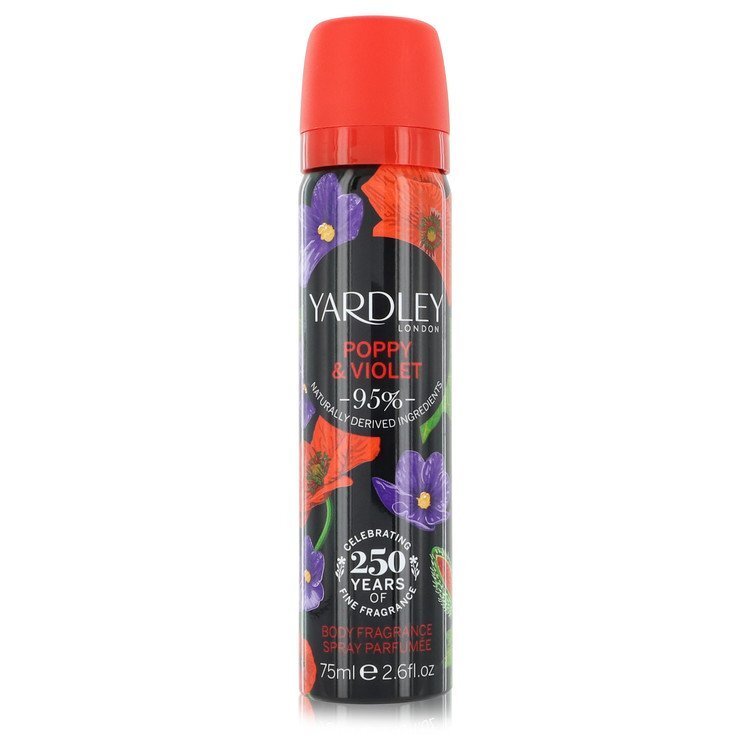 Yardley Poppy & Violet Body Fragrance Spray By Yardley London - Size: 77 ml Body Fragrance Spray